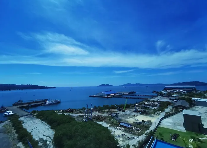 Kota Kinabalu Jesselton Quay Sea View With Washing Machine